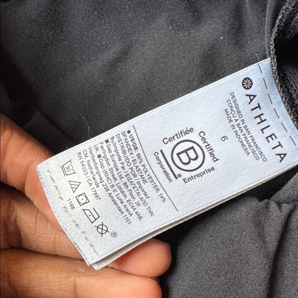 Athleta Black Brooklyn Mid Rise Ankle Pant SIZE 6 - Picture 5 of 8